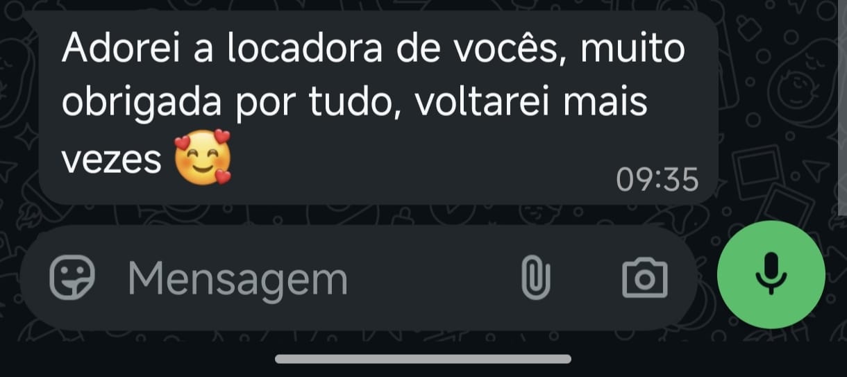 Avaliação de cliente no Google